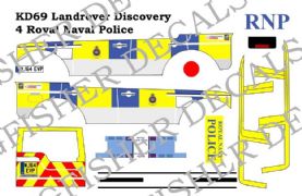 Royal Navy Police Landrover Discovery 4